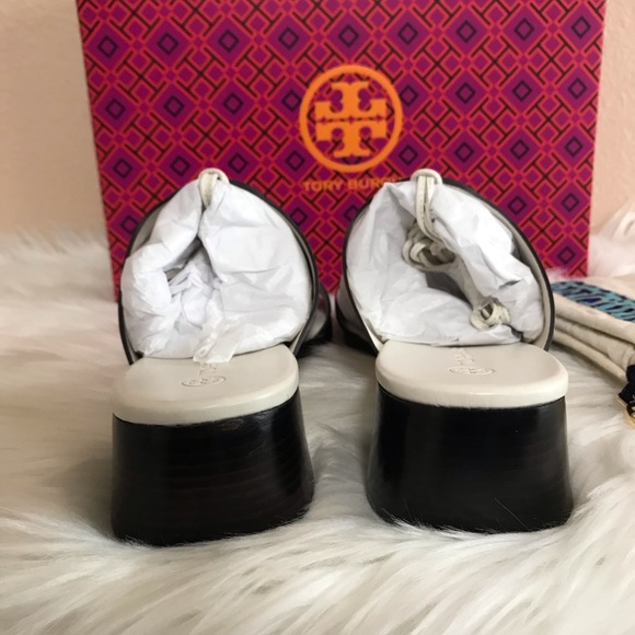 TORY BURCH BOMBÉ MILLER HEEL SANDAL SIZE 8.5-10 - Picture 7 of 16